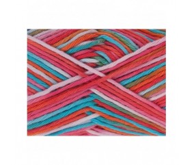Fil à tricoter CREATIVE COTTON PRINT ARAN - Rico Design