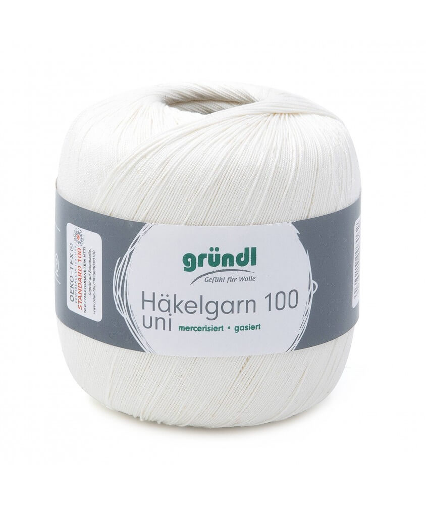 HAKELGARN 100 fil coton à crocheter - Grundl - certifié Oeko-Tex