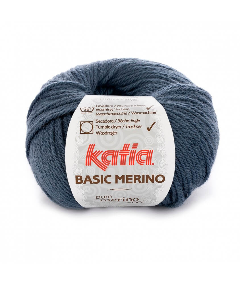 Pelote de laine à tricoter BASIC MERINO - Katia Pelote de laine à tricoter BASIC MERINO - Katia