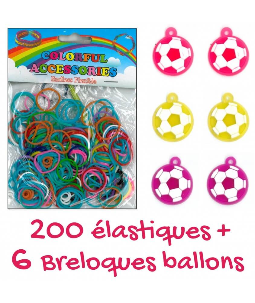 kit sachet élastique ballon coupe du monde loom diy bands kit sachet élastique ballon coupe du monde loom diy bands