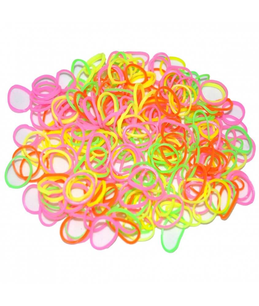300 élastiques loom bracelets différents coloris