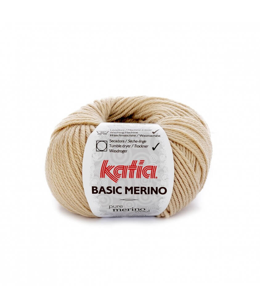 Pelote de laine à tricoter BASIC MERINO - Katia Pelote de laine à tricoter BASIC MERINO - Katia