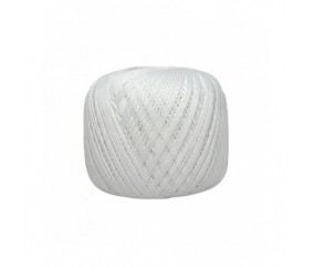 Coton à crocheter Cablé5 - Distrifil - Oeko-Tex 01 blanc