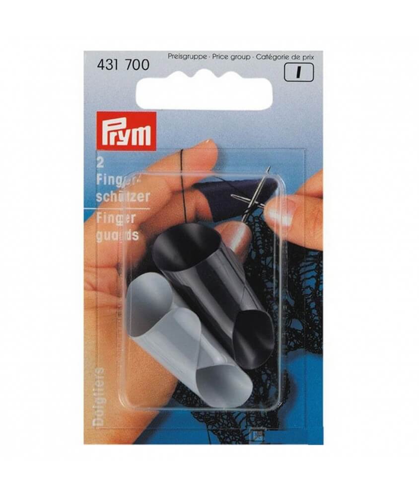 2 Doigtiers plastiques - Prym protége doigts protection couture tricot sperenza