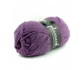 Pelote de laine Layette Plus - Plassard violet 468 sperenza
