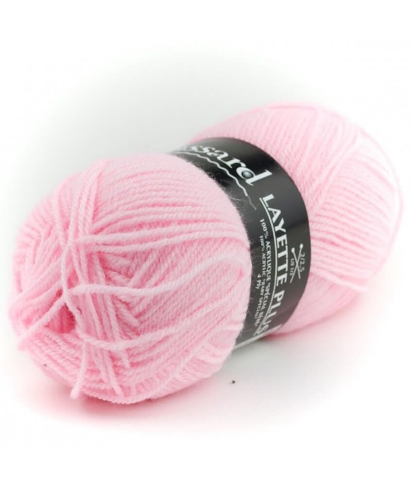 Pelote de laine Layette Plus - Plassard rose 377 sperenza Pelote de laine Layette Plus - Plassard rose 377 sperenza