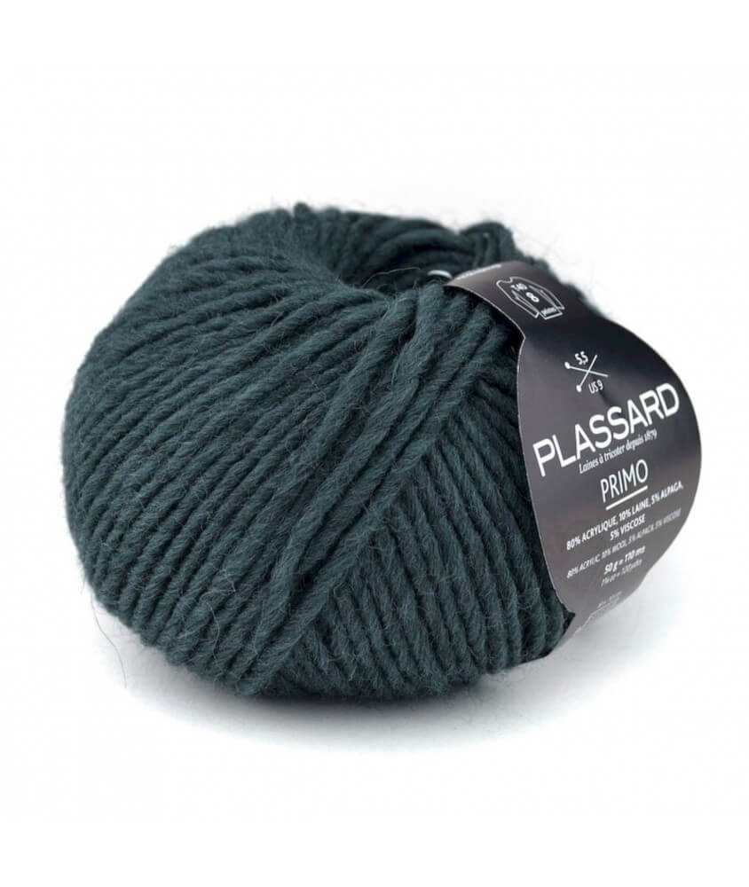 Pelote de laine à tricoter PRIMO - Plassard - vert sperenza