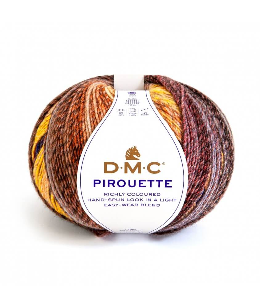 Pelote de laine PIROUETTE - DMC 844 rose