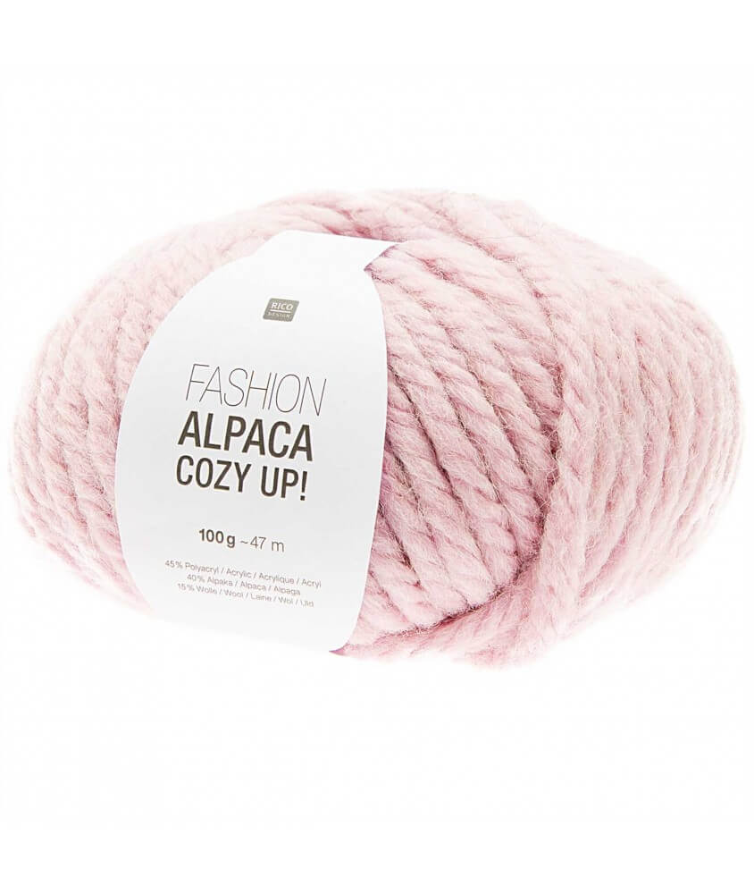 Pelote 100gr laine et Alpaga FASHION ALPACA COZY UP - Rico Design lilas violet 03 sperenza