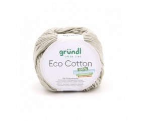 Pelote de coton organique ECO COTTON - Gründl gris 04 sperenza
