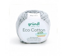 Pelote de coton organique ECO COTTON - Gründl gris 06 sperenza