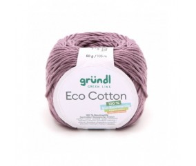 Pelote de coton organique ECO COTTON - Gründl violet 11 sperenza