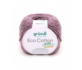 Pelote de coton organique ECO COTTON - Gründl violet 11 sperenza