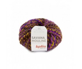 Pelote de laine et alpaga Savana Mouliné - Katia