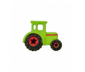 Bouton Tracteur Vert à queue 23mm X 2 - Prym