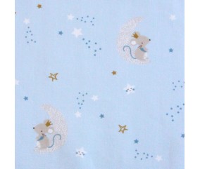 Tissu coton enfant souris