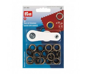 Oeillet et rondelles 4 à 14mm - Prym