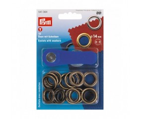 Oeillet et rondelles 4 à 14mm - Prym