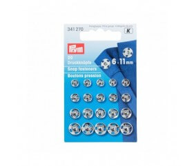 Boutons pression à coudre 6-11mm - Prym