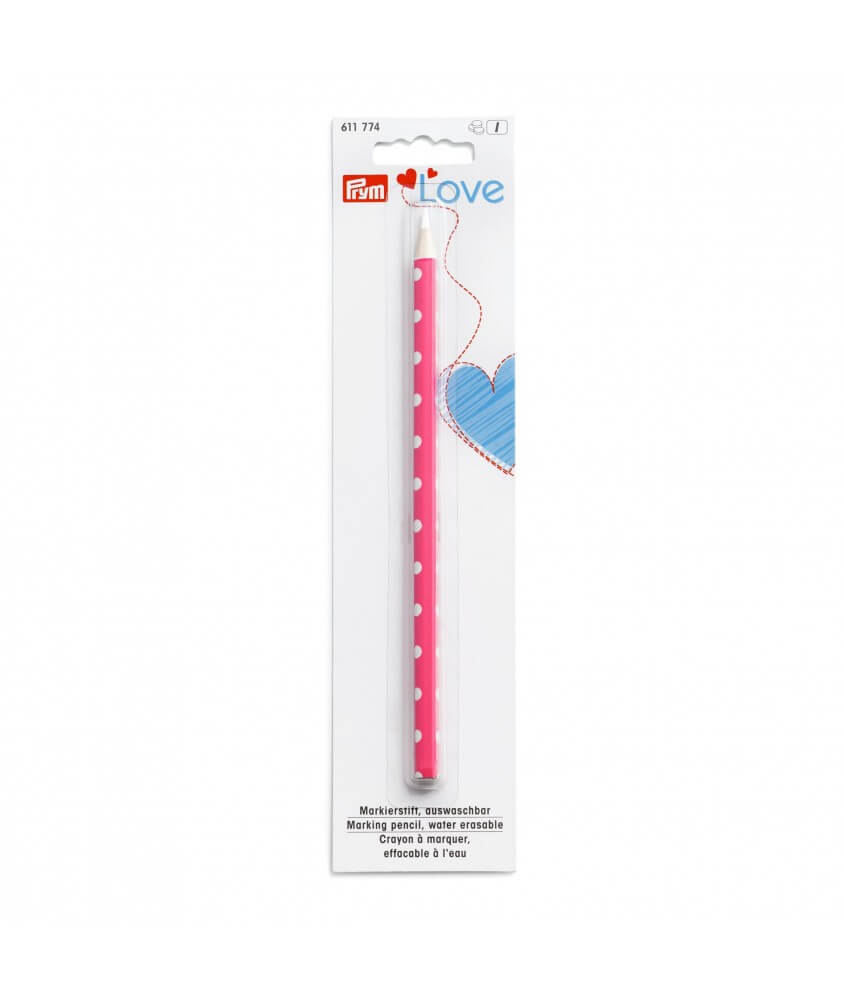 Crayon à marquer blanc Love - Prym