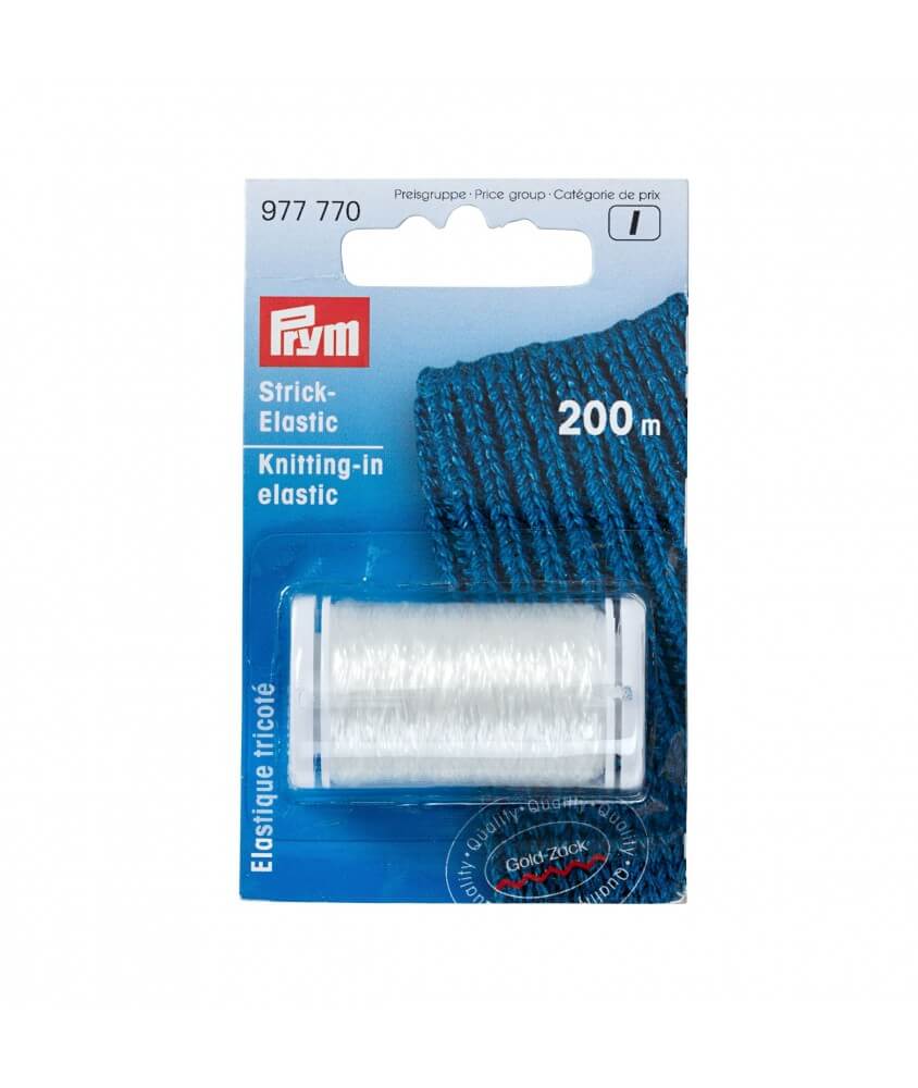 Élastique tricoté transparent 200m - Prym - certifié Oeko-Tex