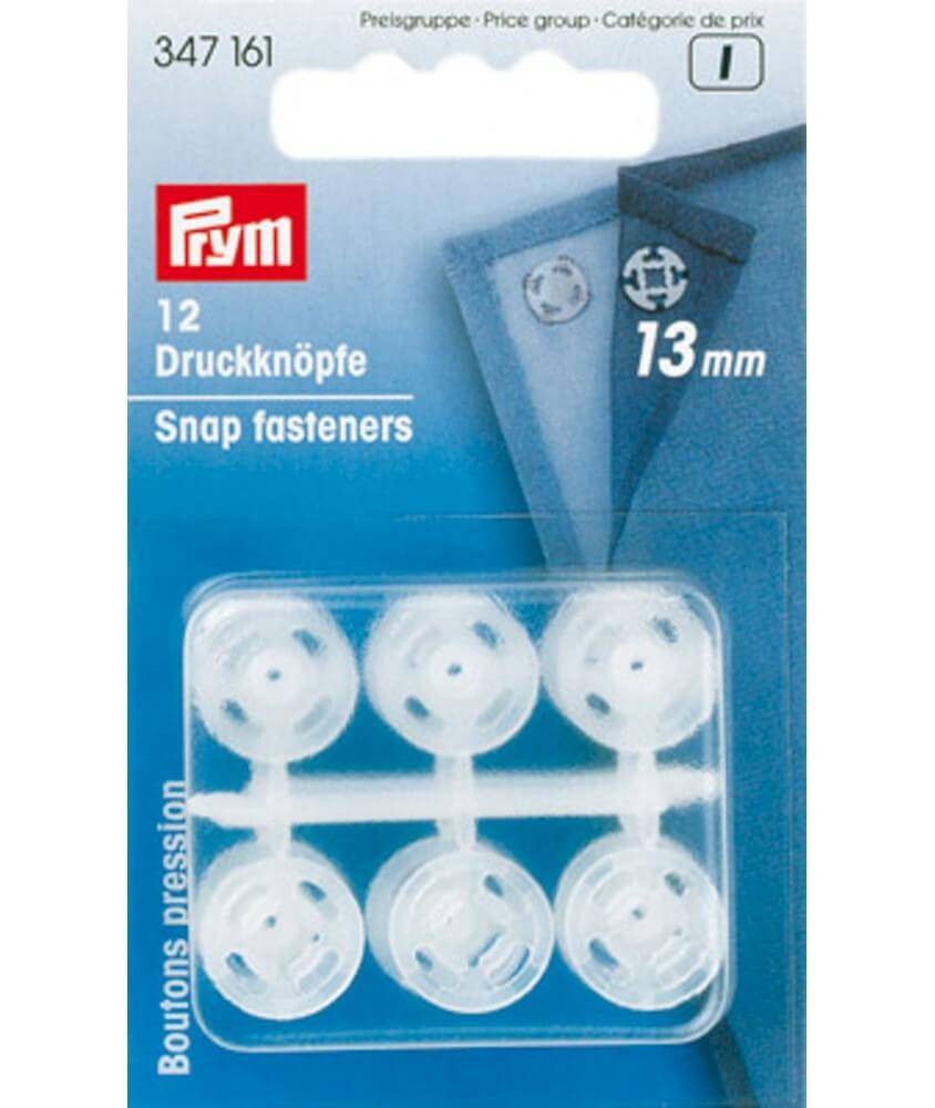 Bouton pression à coudre transparent 7 à 13mm - Prym