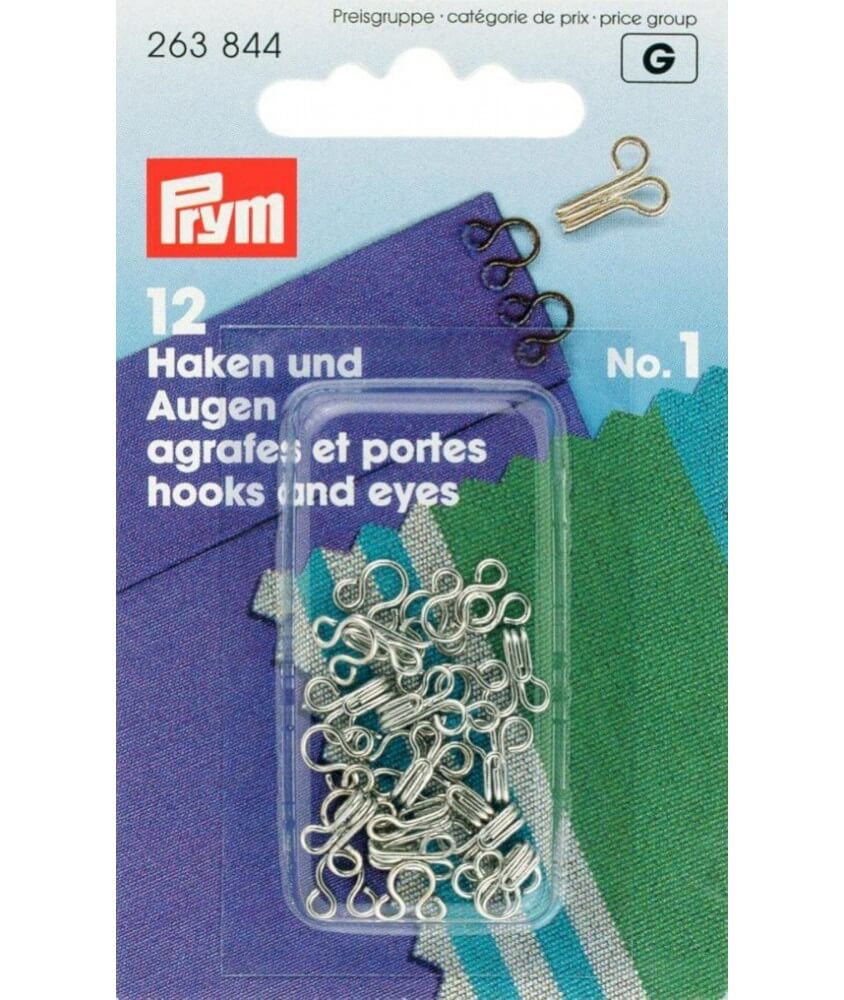 Agrafes et oeillets pour pantalons, jupes et lingerie taille 1 à 3 - Prym Agrafes et oeillets pour pantalons, jupes et lingerie taille 1 à 3 - Prym