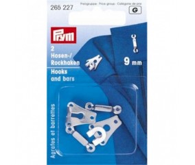  Agrafes pour pantalons et jupes 9mm - Prym