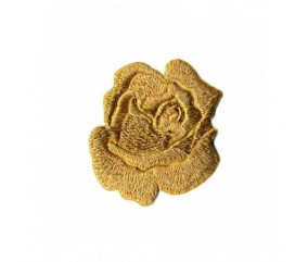 Ecusson Thermocollant Rose 4,08 X 6,05 cm - Mediac or sperenza