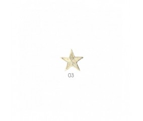 Ecusson Etoile 3 X 3 cm - Mediac écru sperenza