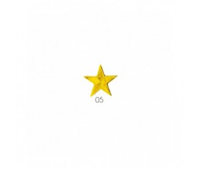 Ecusson Etoile 3 X 3 cm - Mediac jaune sperenza