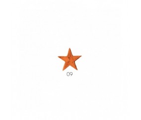 Ecusson Etoile 3 X 3 cm - Mediac orange sperenza