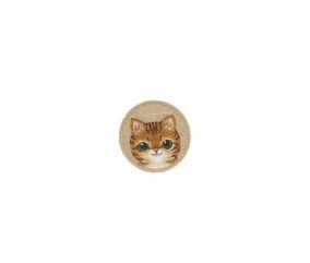 Ecussons Thermocollant Portraits d'Animaux diamètre 4 cm - Mediac
