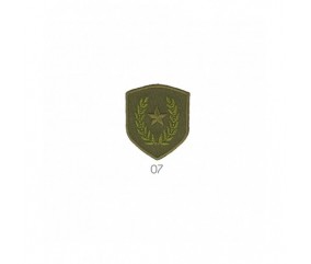 Ecusson Thermocollant Blason Etoile et Laurier 3,5 X 4 cm - Mediac vert sperenza