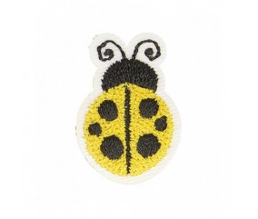 Ecusson Thermocollant Coccinelle 2,7 X 1,8 cm - Mediac jaune sperenza