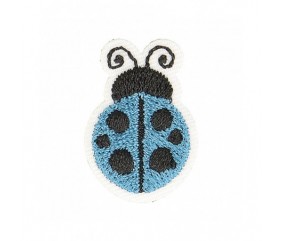 Ecusson Thermocollant Coccinelle 2,7 X 1,8 cm - Mediac bleu sperenza