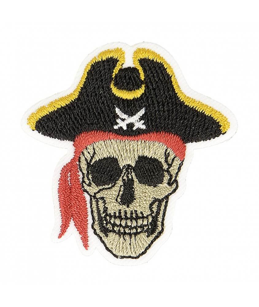 Ecussons Thermocollant Tête de mort 3,2 X 4,7 cm - Mediac pirate multicolore sperenza