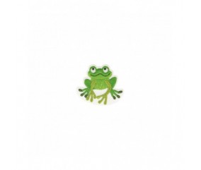 Ecussons Thermocollant Jolis Animaux 4 X 4,5 cm - Mediac grenouille vert sperenza