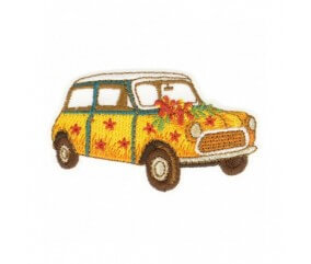 Ecussons Thermocollant Transport de Collection 3,5 X 6 cm - Mediac voiture orange sperenza