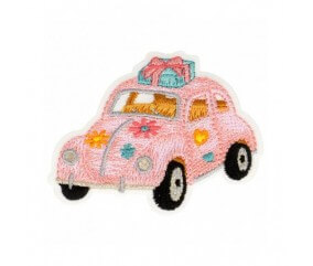 Ecussons Thermocollant Transport de Collection 3,5 X 6 cm - Mediac  coccinelle rose sperenza