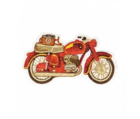 Ecussons Thermocollant Transport de Collection 3,5 X 6 cm - Mediac moto rouge sperenza