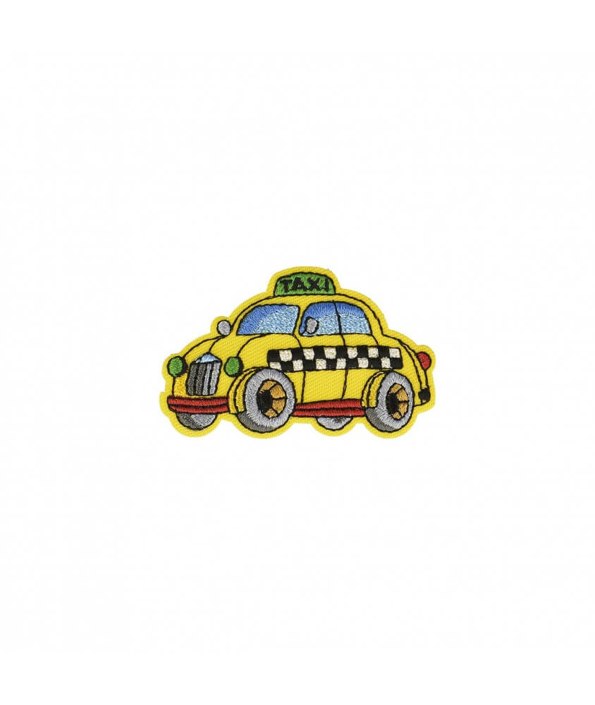 Ecussons Thermocollant Véhicule 4 X 5 cm - Mediac taxi jaune sperenza Ecussons Thermocollant Véhicule 4 X 5 cm - Mediac taxi jaune sperenza