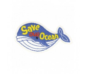 Ecussons Thermocollant Eco Friendly - Mediac baline bleu sperenza