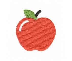 Ecussons Thermocollant Pomme 3,1 X 3,5 cm - Mediac rouge sperenza