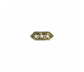 Ecussons Thermocollant Armée 4 X 1,5 cm - Mediac étoiles vert sperenza