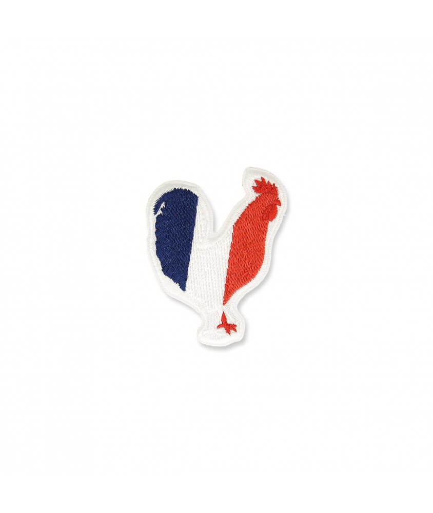 Ecussons Thermocollant moyen Coq France 5 X 3,5 cm - Mediac bleu blanc rouge sperenza