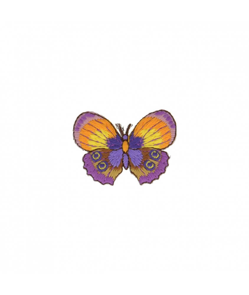 Ecussons Thermocollant Papillons 3,5 X 4,5 cm - Mediac violet sperenza
