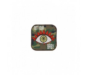 Ecussons Thermocollant Militaire 5 X 6 cm - Mediac not your baby vert sperenza