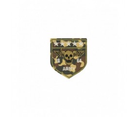  Ecussons Thermocollant Blason Armée 5 X 6 cm - Mediac army 1964 vert sperenza