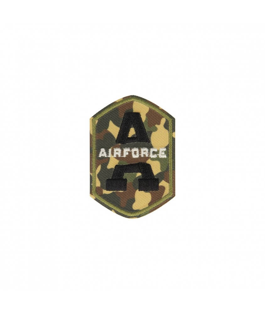  Ecussons Thermocollant Blason Armée 5 X 6 cm - Mediac air force vert sperenza